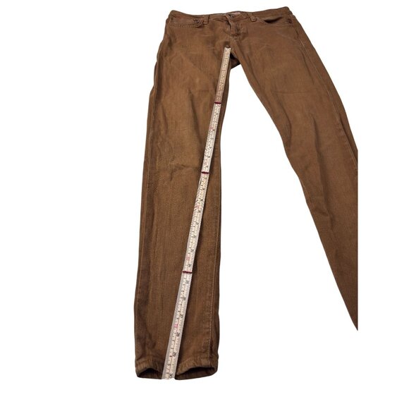 !IT Womens Ultra Skinny Jeans W28 Brown Cotton & Spandex Made In USA - Picture 5 of 11